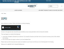 Tablet Screenshot of hibbett.com